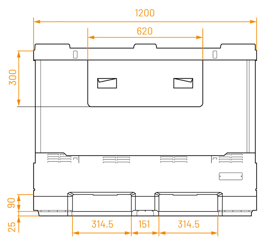 smart-fluid-pac-1208-918 technical drawing — side (metric)