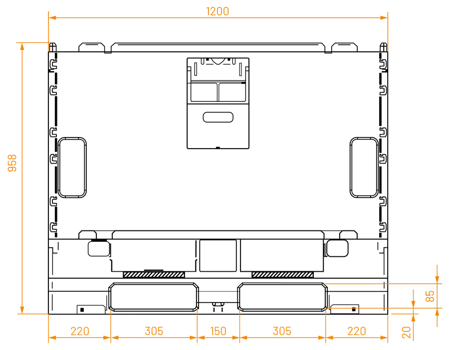 smart-heavy-pac-1208-984 technical drawing — side (metric)